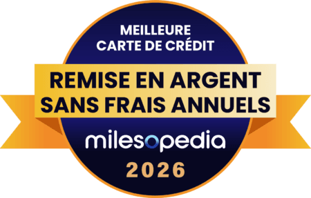 Palmares2026 Meilleure carte de crédit de remise en argent sans frais annuels