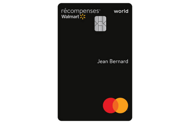 Carte de Récompenses Walmart World Mastercardᴹᴰ