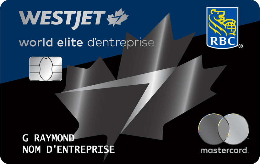 Carte WestJet World Elite Mastercard d’entreprise‡ RBC®