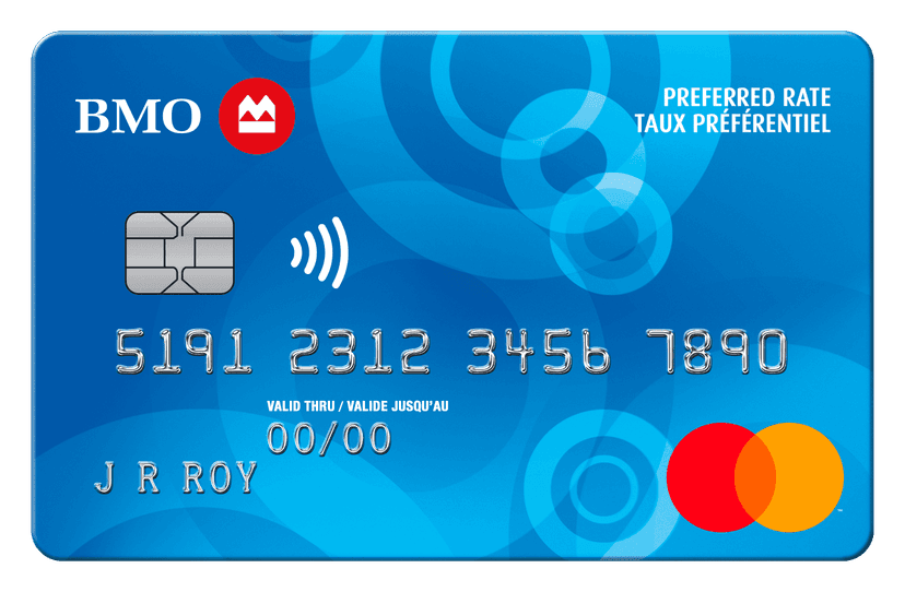 Carte Mastercard BMO à taux préférentiel