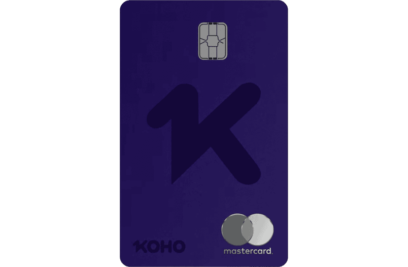 Carte Mastercard prépayée KOHO Complet
