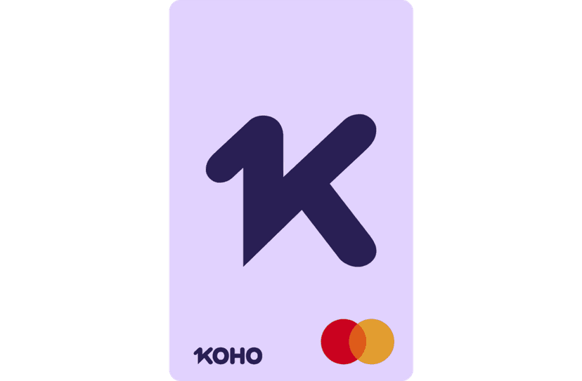 Carte Mastercard prépayée KOHO Essentiel